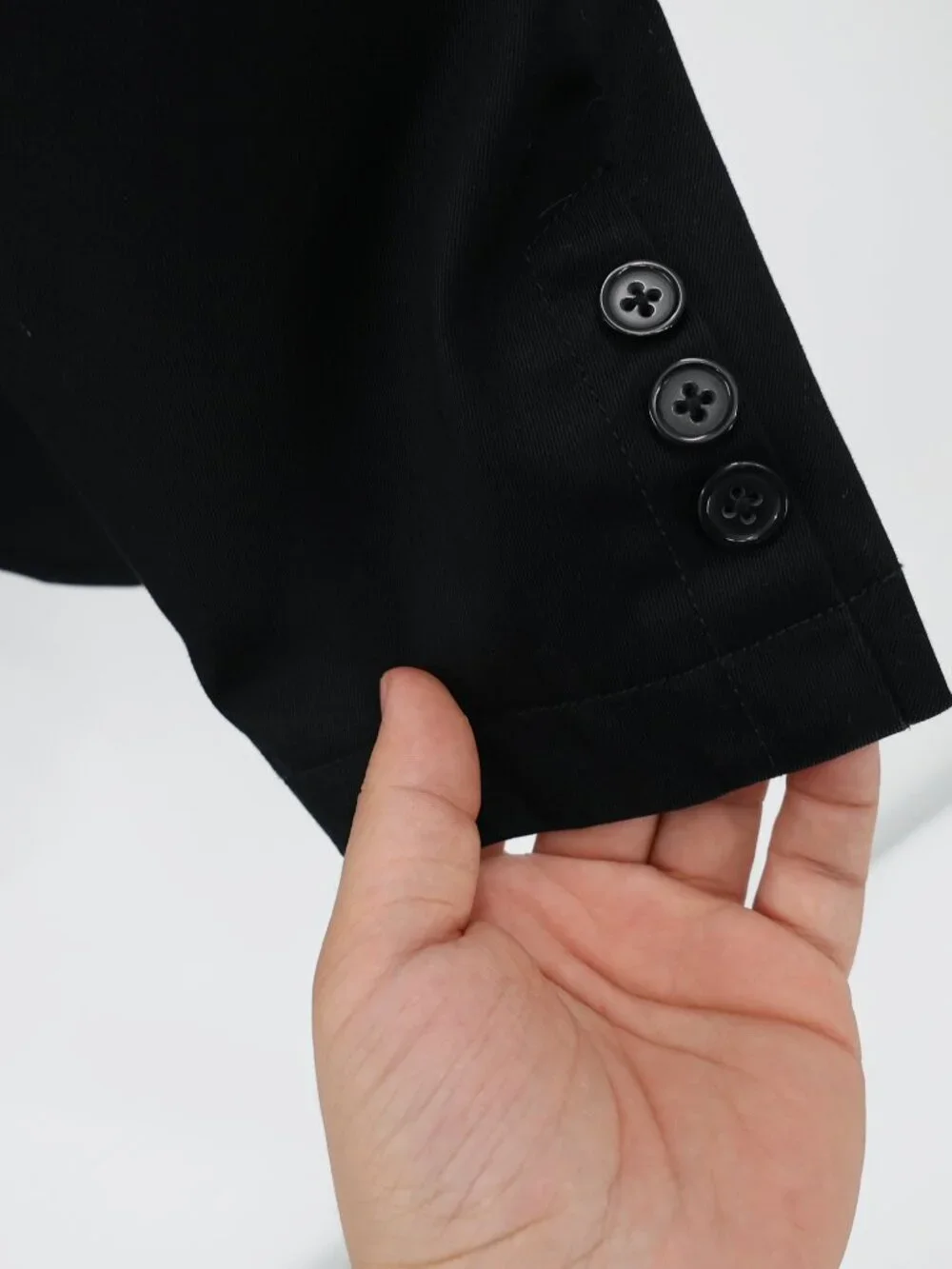 Diesel Sport Coat Mens Large Cotton black zip patch pockets casual blazer jacket
